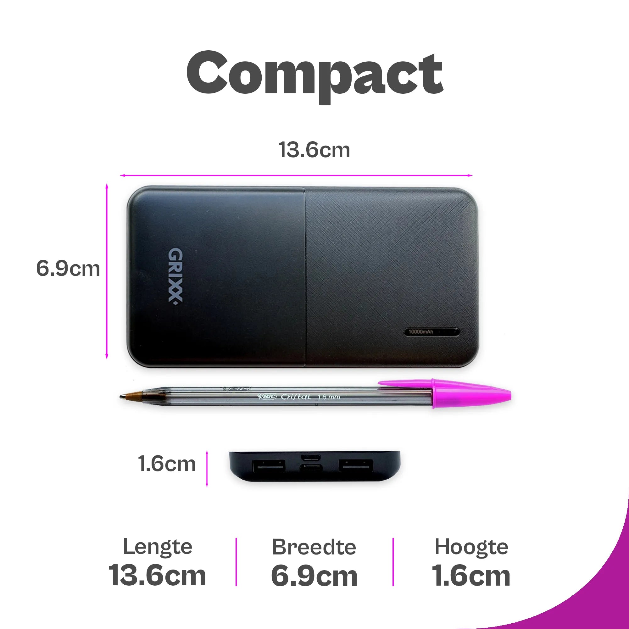 Powerbank 10000mAh fast charging
