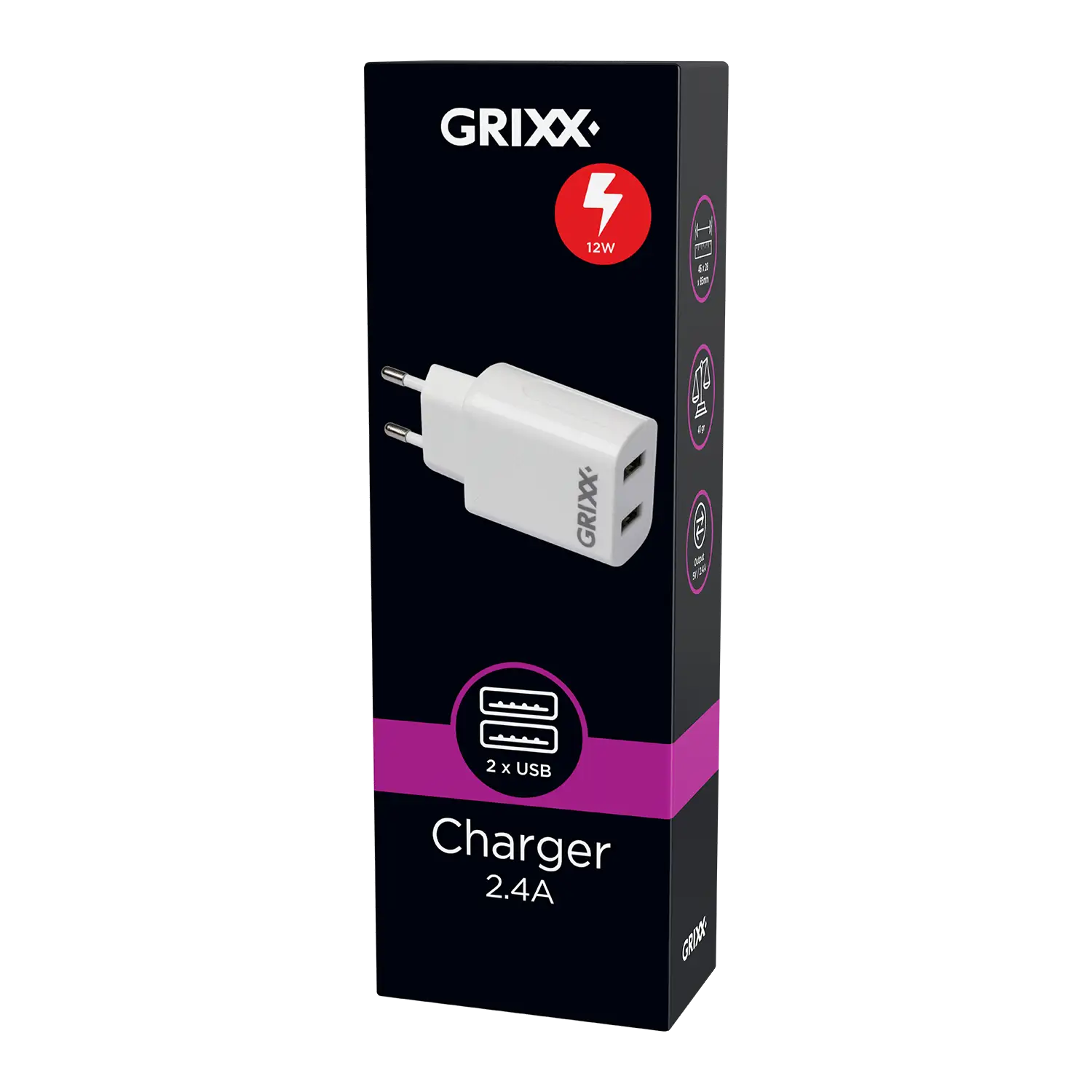 Chargeur double USB