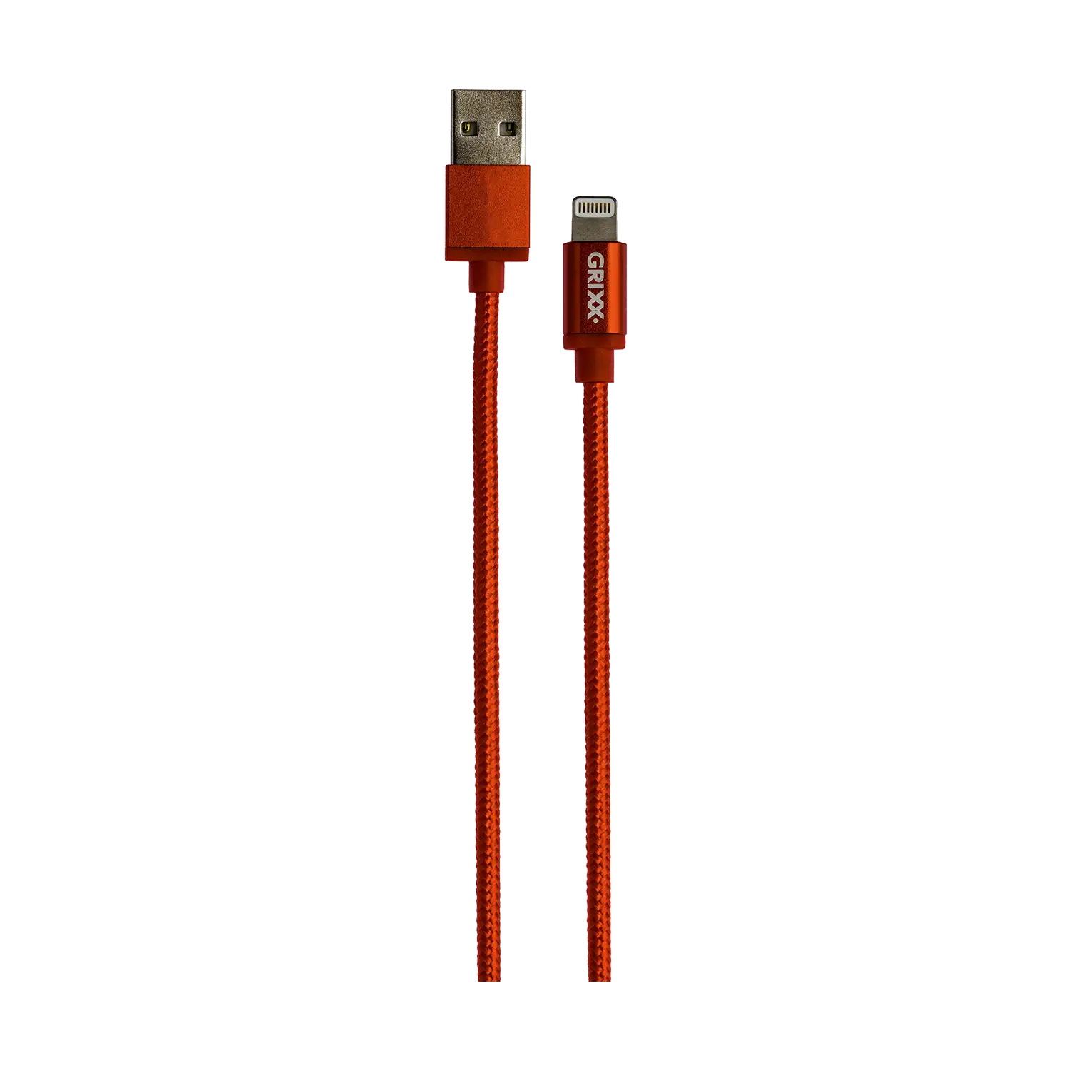 1 meter Rood Lightning naar USB-A Kabel