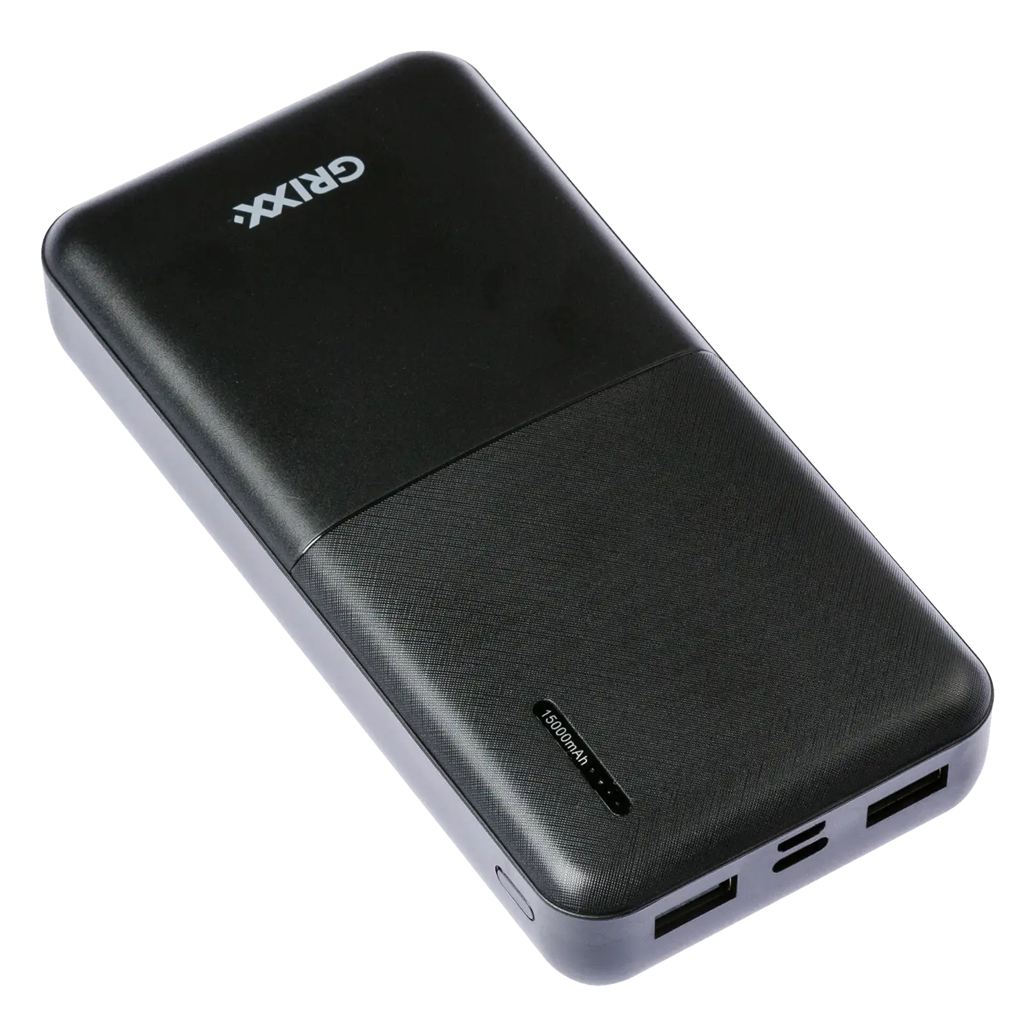 Grixx Powerbank 15000 mAh: jouw onvermoeibare reisgenoot