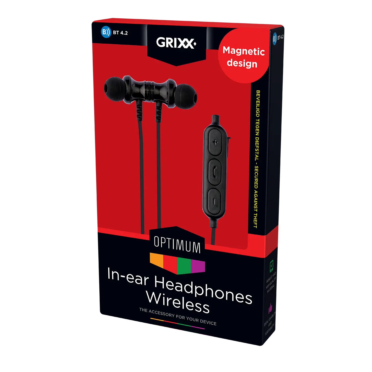 Bluetooth Koptelefoon In-Ear Click Zwart