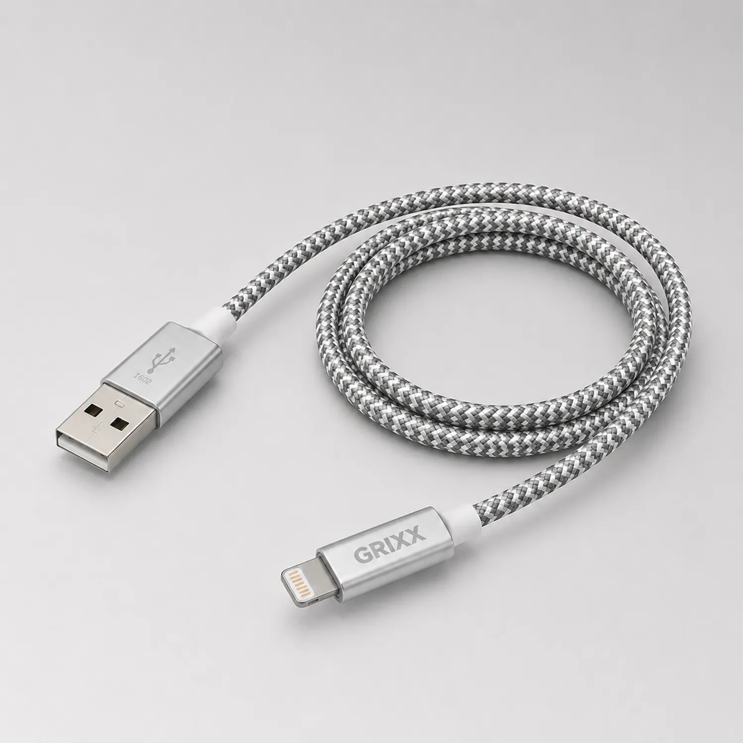 Lightning naar USB-A - 1m grijs