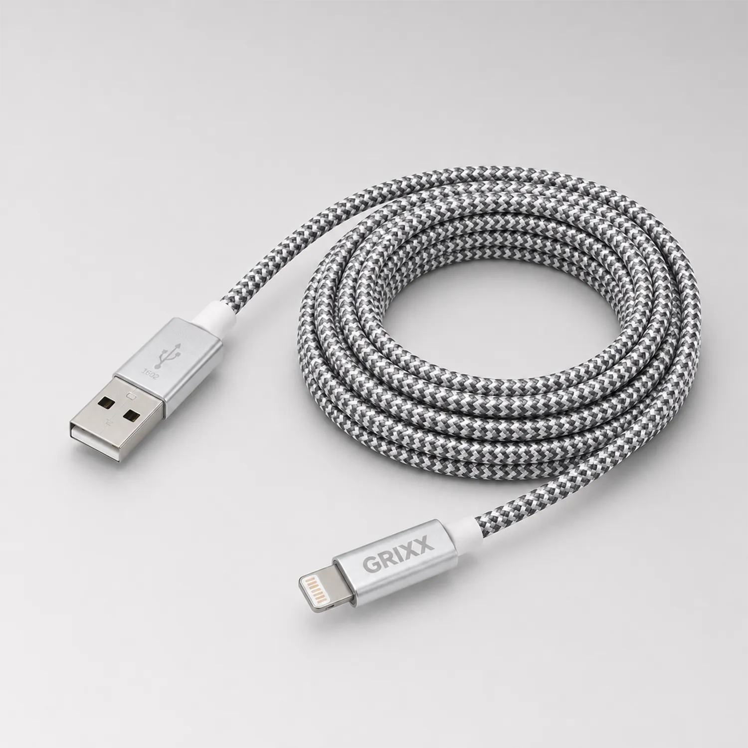 Lightning naar USB-A - 3m grijs