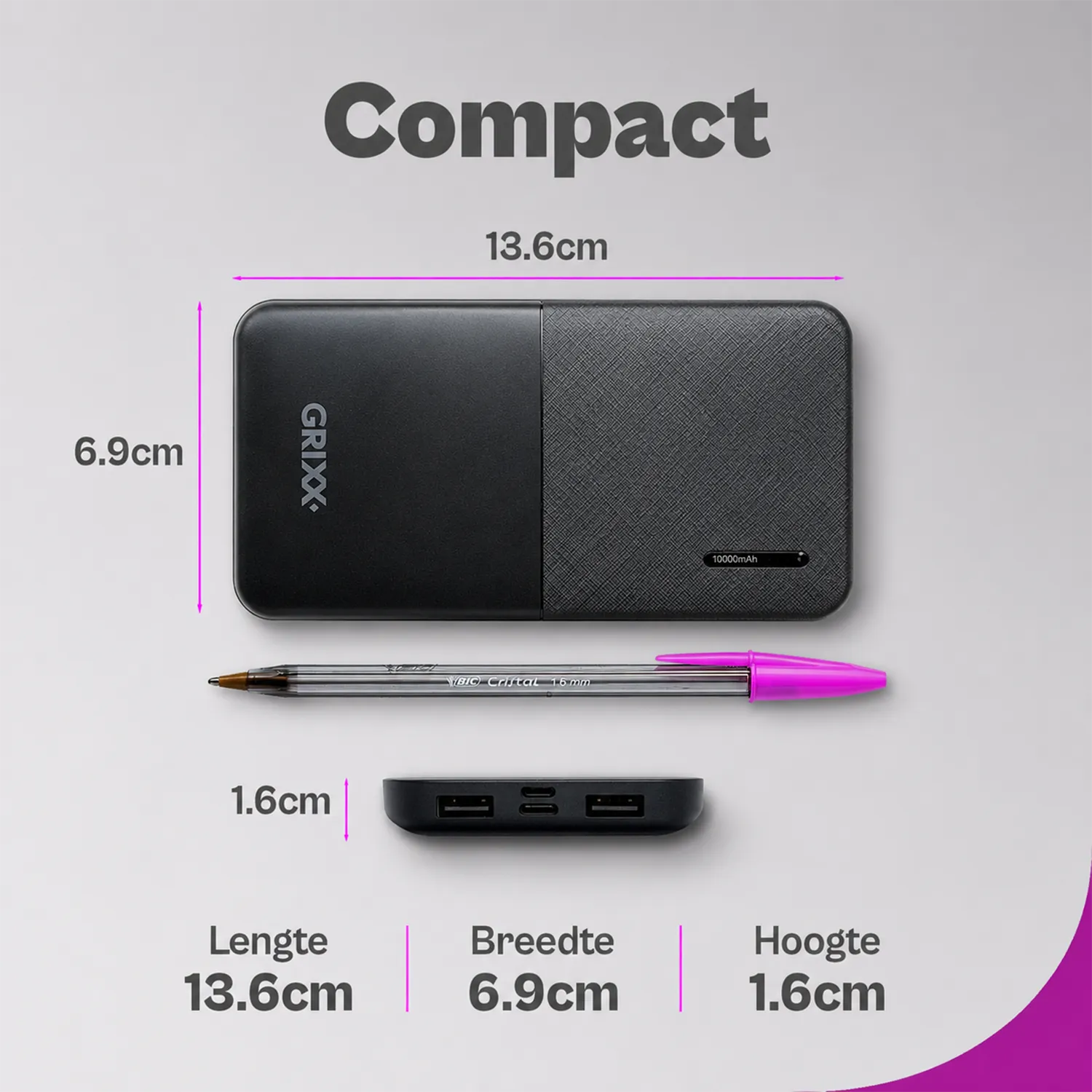 Powerbank 10000mAh fast charging