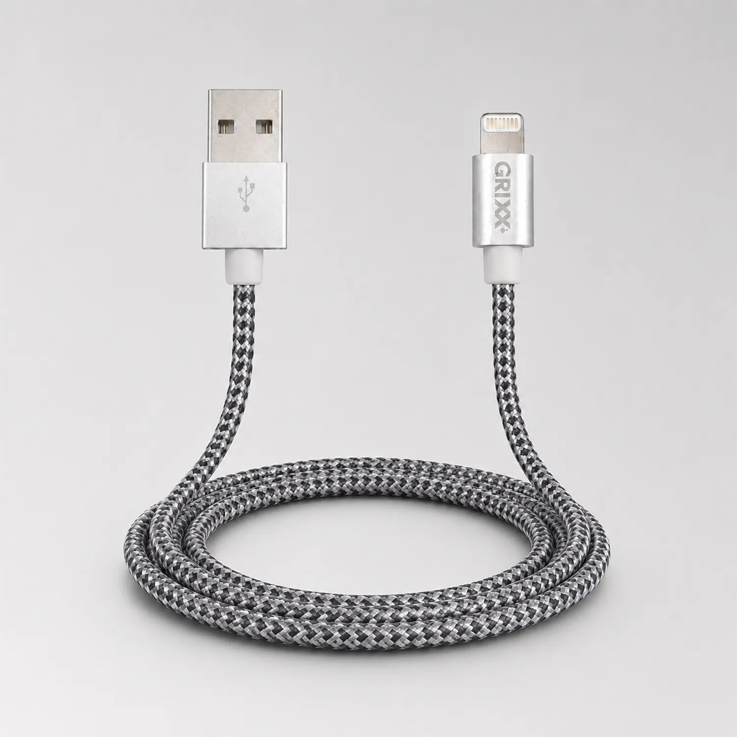 Lightning naar USB-A - 1m grijs
