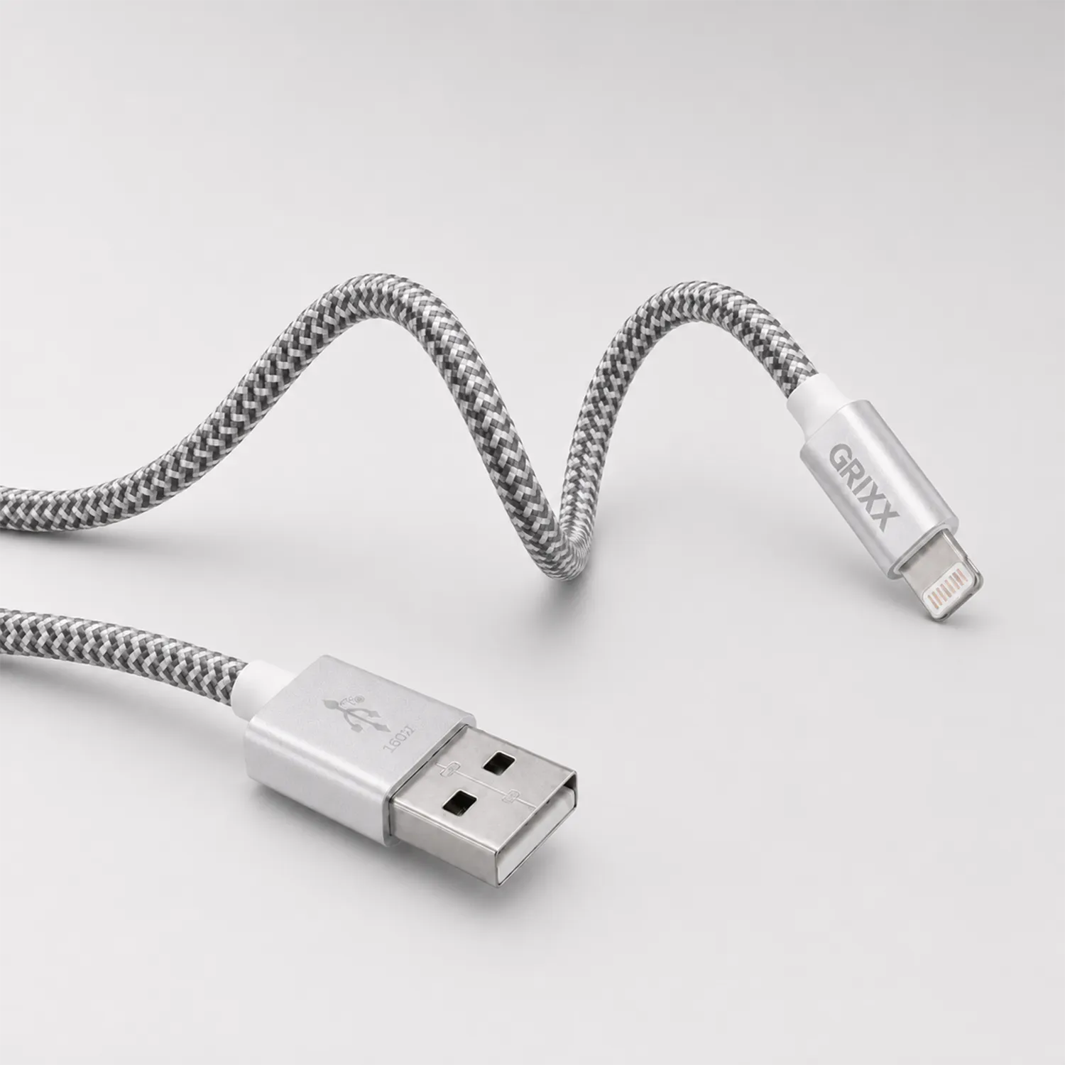 Lightning naar USB-A - 1m grijs