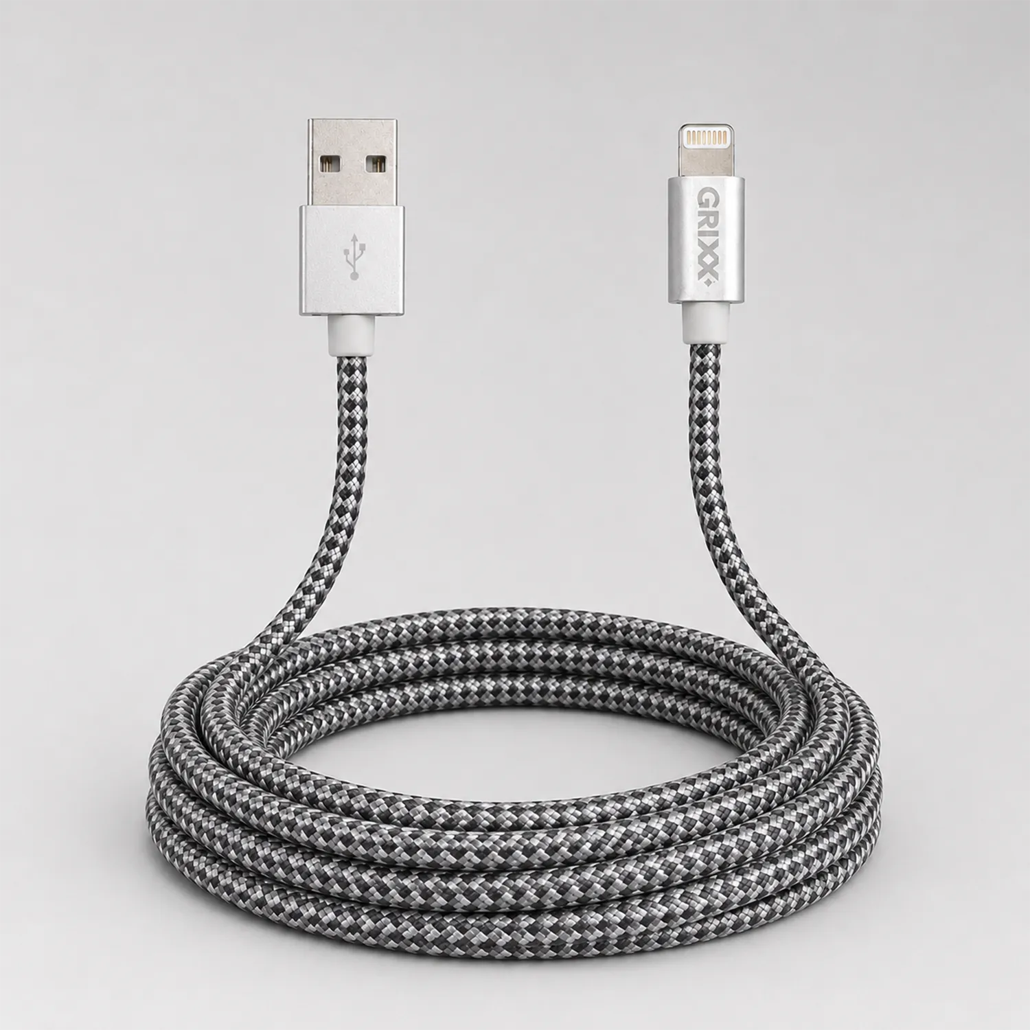 Lightning naar USB-A - 3m grijs