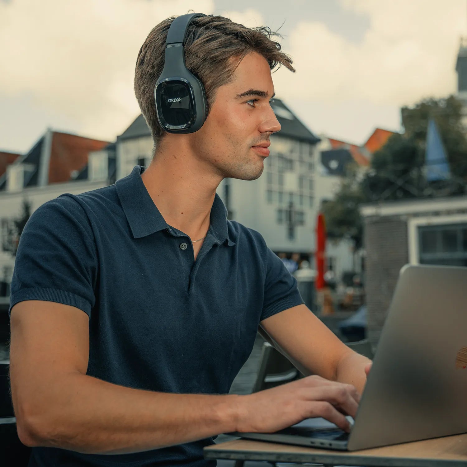 Koptelefoon Bluetooth Overband Zwart