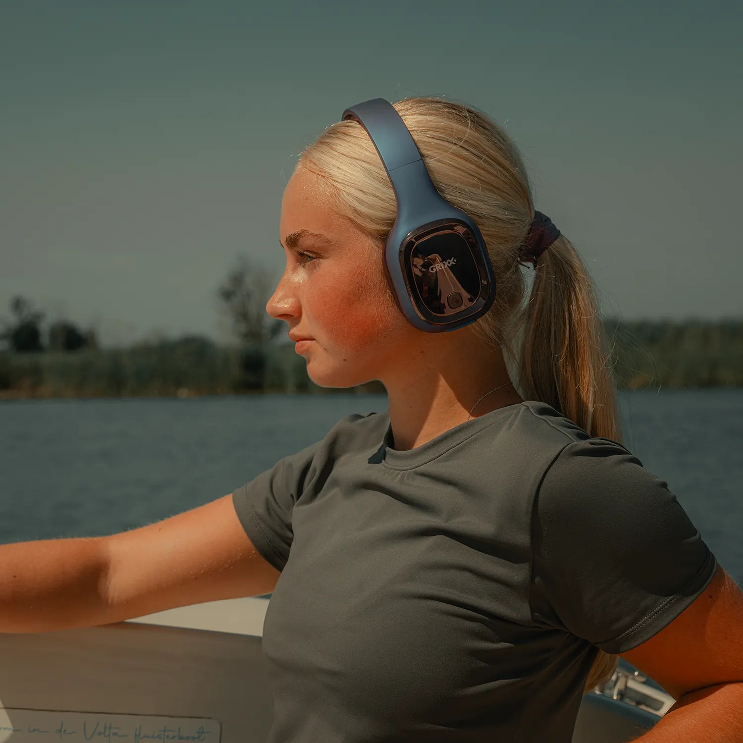 Koptelefoon Bluetooth Overband Blauw 