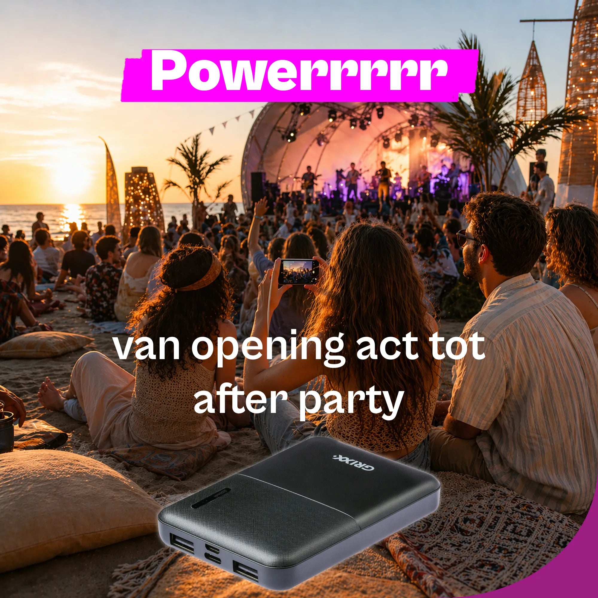 Powerbank 5000 mAh: jouw compacte krachtpatser