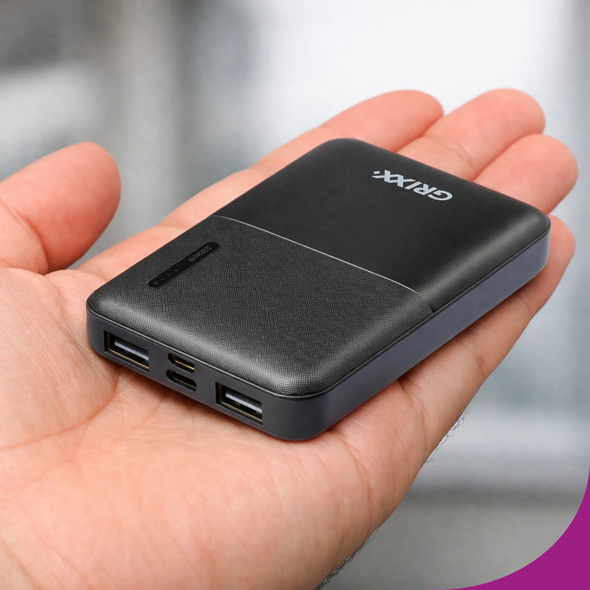 Powerbank 5000 mAh: jouw compacte krachtpatser
