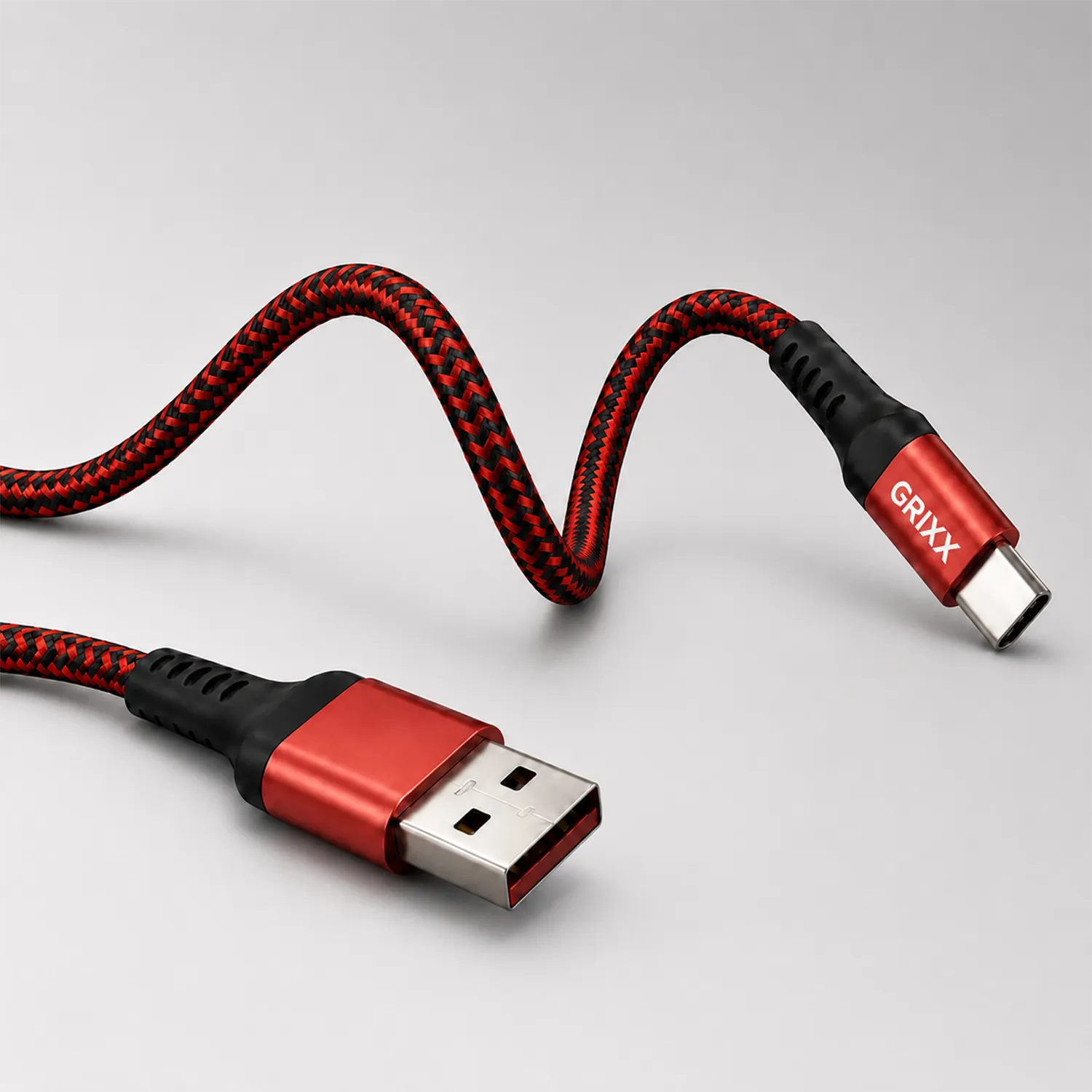 USB-C naar USB-A - 1m rood