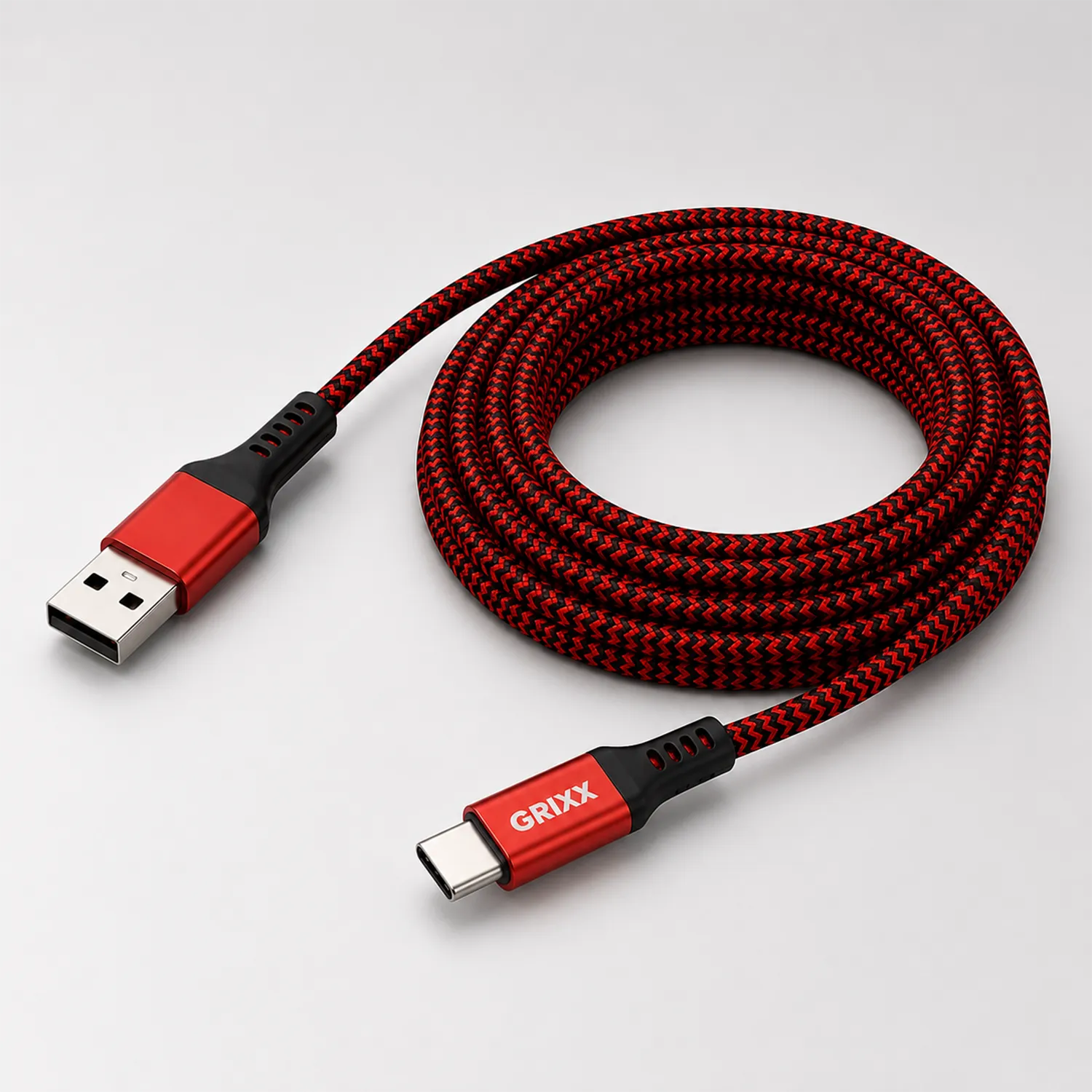 USB-C naar USB-A - 3m rood