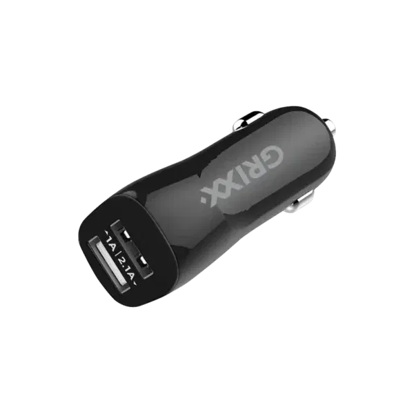 Grixx Autolader, Dual USB 3.1A, twee USB-poorten