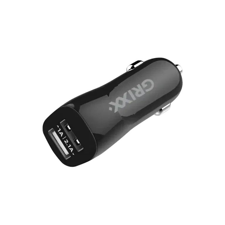 Grixx Autolader, Dual USB 3.1A, twee USB-poorten