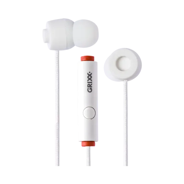 Grixx Koptelefoon Bedraad In-Ear Color, Ingebouwde microfoon, Click systeem
