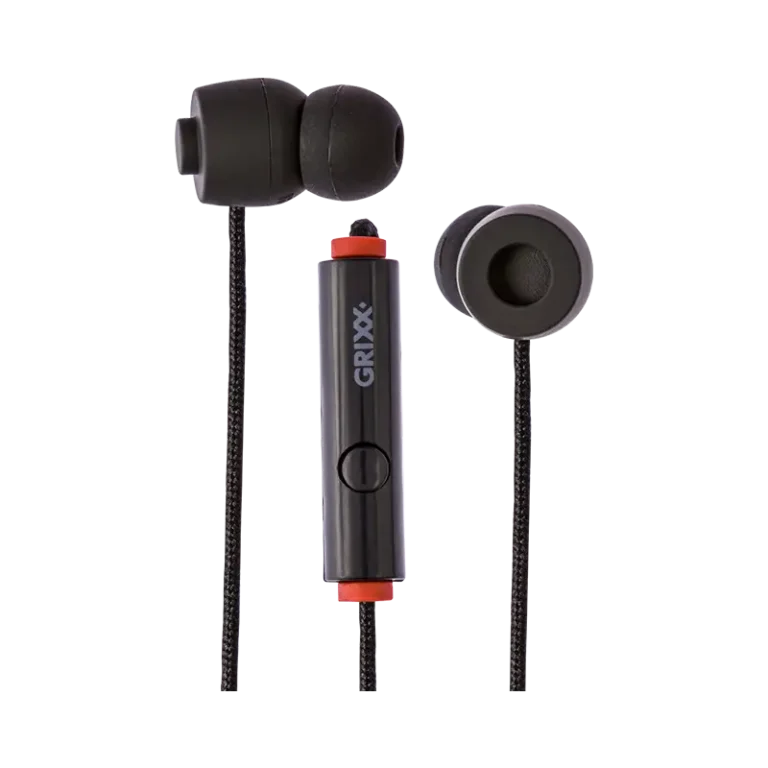 Grixx Koptelefoon Bedraad In-Ear Color, Ingebouwde microfoon, Click systeem
