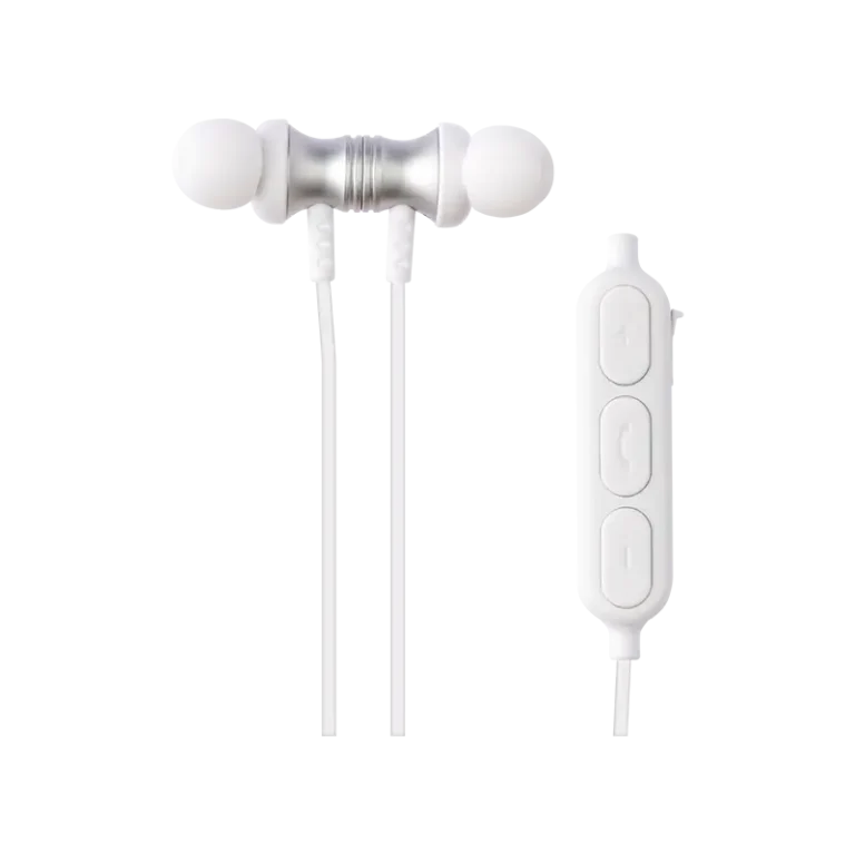 Grixx Koptelefoon Bluetooth In-Ear Click-Series Wit