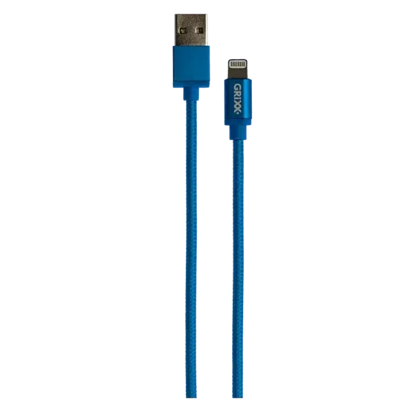Grixx Lightning naar USB-A Kabel MFI, 8 pin, Apple, iPhone