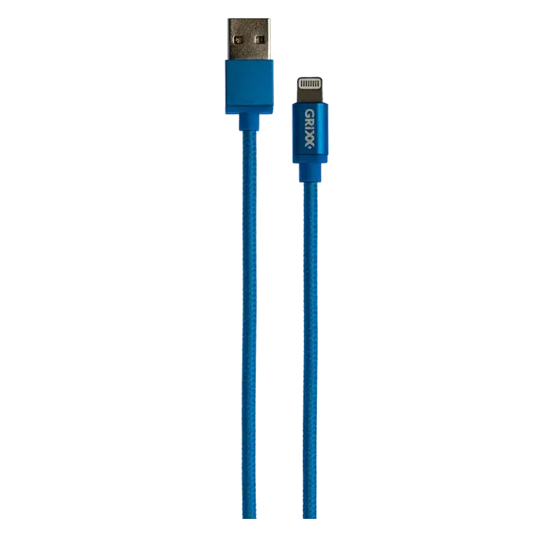 Grixx Lightning naar USB-A Kabel MFI, 8 pin, Apple, iPhone