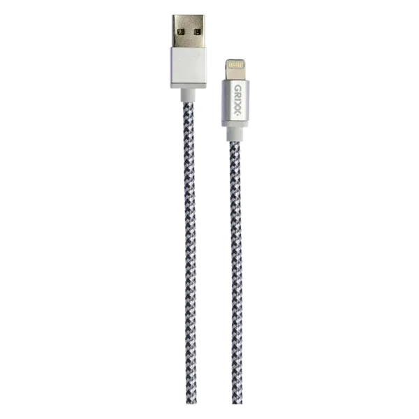 Grixx Lightning naar USB-A Kabel MFI, 8 pin, Apple, iPhone