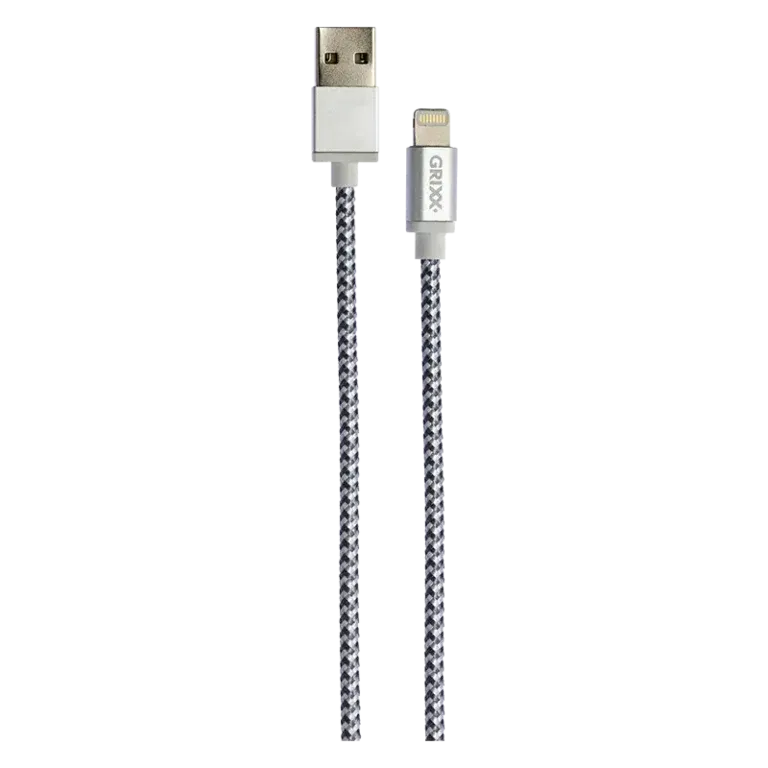 Grixx Lightning naar USB-A Kabel MFI, 8 pin, Apple, iPhone