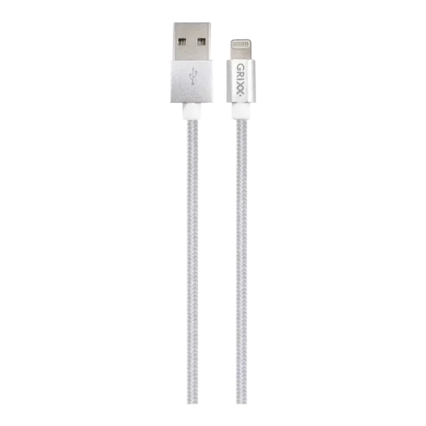 Grixx Lightning naar USB-A Kabel MFI, 8 pin, Apple, iPhone