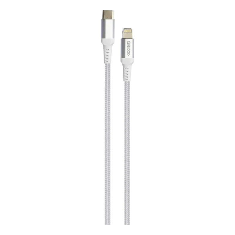 Grixx Lightning naar USB-C Kabel MFI